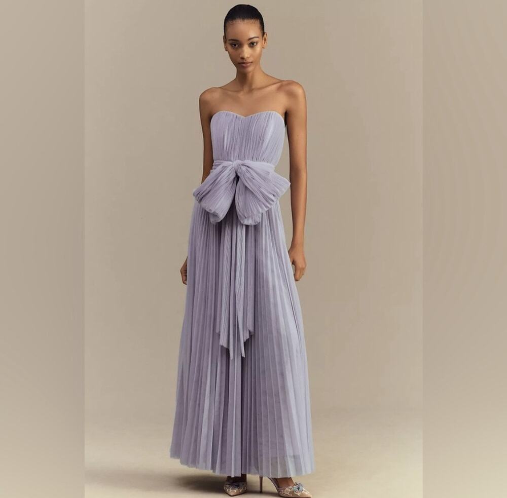 Hutch Cataline Sweetheart Strapless Maxi Dress Anthropologie